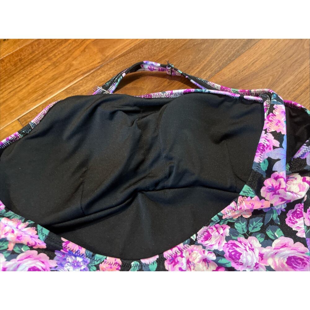 Victoria's Secret Womens One Piece One Shoulder Floral Swimsuit Size M Victorias - Picture 7 of 11